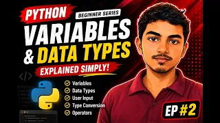 Python Variables Data Types Explained Python Beginner Series