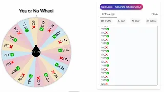 Can t Decide Let the Yes or No Wheel Choose for You