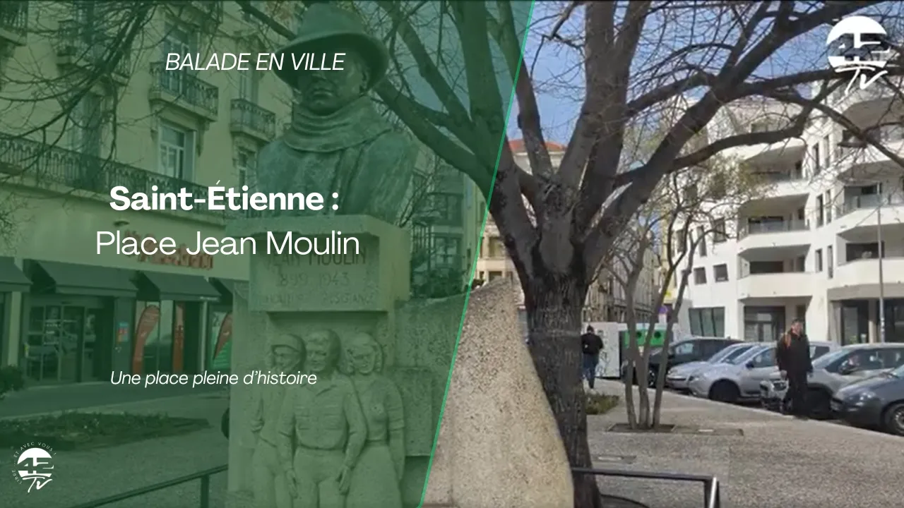 ⁣🎬 BALADE EN VILLE : Les secrets de la Place Jean Moulin à Saint-Étienne 🏙️