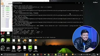 How to install mysql-connector in python and extract data from mysql table