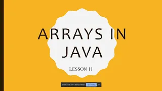Arrays In Java Single Dimensional Arrays Java Urdu Hindi
