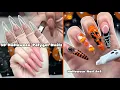 3D HALLOWEEN POLYGEL NAILS 3D HALLOWEEN NAIL ART POLYGEL APPLICATION Nail Tutorial