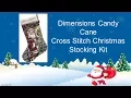 Dimensions Christmas Cross Stitch Stocking Kit Candy Cane