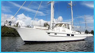 93. Dirt Cheap Fifty-Three Foot DREAM CRUISING YACHT [Full Tour] Learning the Lines