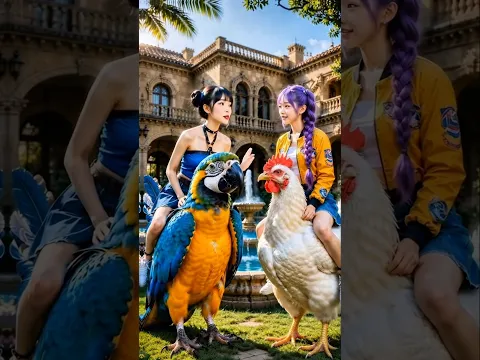 Jinu Le regala  a Rumi Un Tucan Gigante traida  de Las AmAzonas.🤣😍
