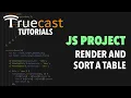 Render and Sort a Table with JavaScript