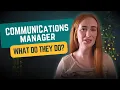 Is Being a Communications Manager REALLY Worth It