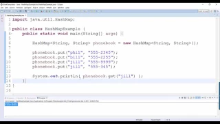 Using HashMaps in Java