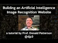 Machine Learning Image Recognition Website Tutorial python flask keras and tensorflow