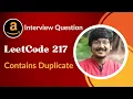 Contains Duplicate Amazon Interview Question Arrays Hashing LeetCode 217 C