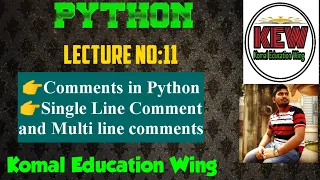 Comments In Python 3 Single Line and Multi Line Comments Purpose Of Comments