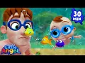 Download Lagu Fun at the Lake! Baby John’s Swimming Song | Little Angel Kids Songs \u0026 Nursery Rhymes