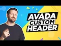 Avada Custom Header - Full Customization Process