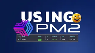 Node js Process Manager PM2 2024