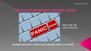 Download LONGWave - 10 10 18 - OCTOBER - The Passive Investment Liquidity Shock MP3