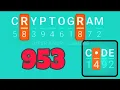 CRYPTOGRAM 953
