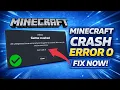 How to Fix Minecraft Game Crashed Error Code 0 An Unexpected Issue Occurred Windows Fix