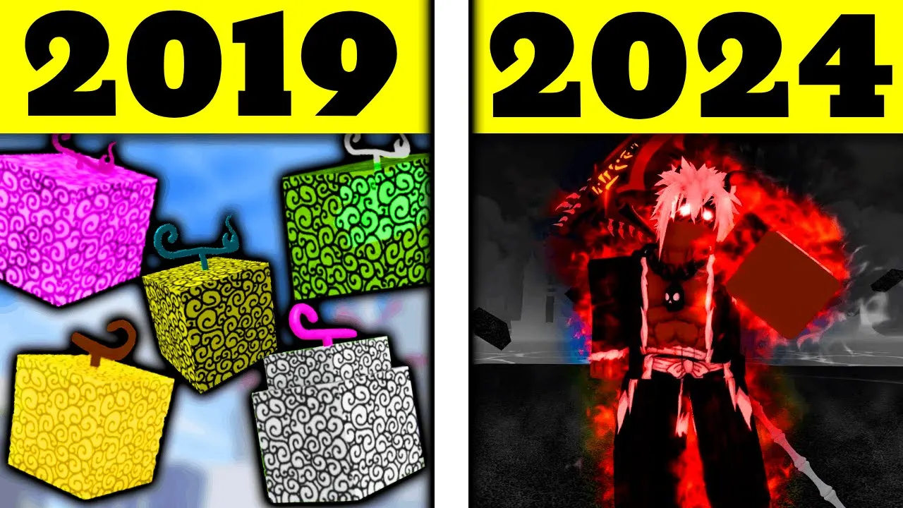 The History Of Roblox Blox Fruits - 2019 to 2024