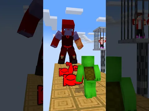 Mikey vs Evil Mutant in Rage Run - Maizen Minecraft Animation #maizen #minecraft #shorts