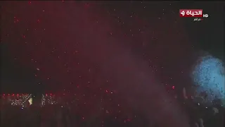 حماده هلال يشعل العاصمه الاداريه باغنيه والله وعملوها الرجاله واحتفالات فوز منتخب مصر في كأس العالم  دندنها