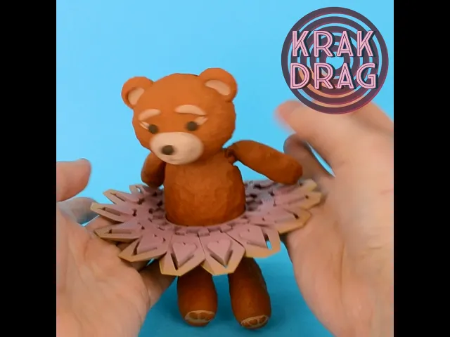 Teddy Bear In Movable Skirt video thumbnail
