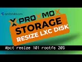 RESIZE Proxmox LXC Disk - simple way to increase disk size
