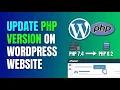 How to Update PHP Version on WordPress Website 2026 Step-by-Step Guide