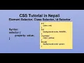 CSS Tutorial in Nepali