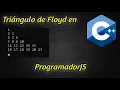 Como Hacer el Triangulo de FLoyd ProgramadorJS