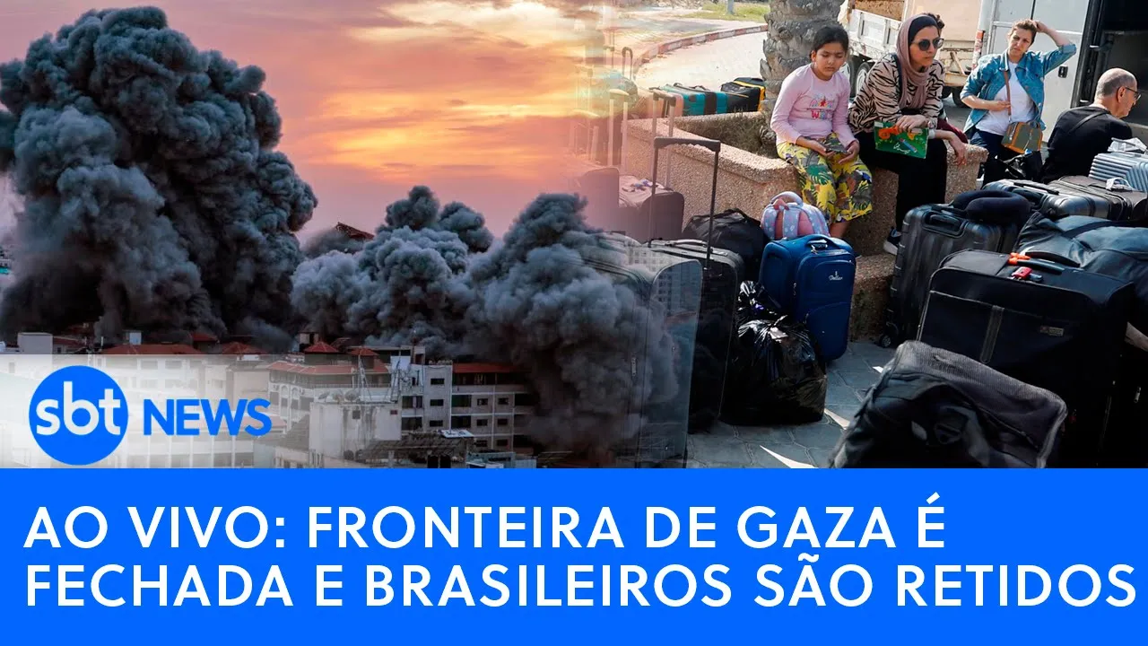 ????Ao vivo: Fronteira de Gaza é fechada e brasileiros são retidos