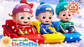 Meu Amigo Boneco de Neve ☃️❄️| O Inverno | LiaChaCha em Português - Músicas Infantis