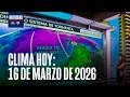 Clima hoy Estados Unidos lunes 16 de marzo 2026 nevadas y tiempo severo desde Florida hasta Nueva Y