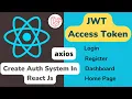 React js JWT Authentication React js Laravel Auth React js Login Authentication Routes Ajay