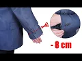 Download Lagu How to shorten the sleeves on the jacket without a tailor - quick and easy way!