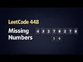 LeetCode 448 Find All Numbers Disappeared in an Array C Explained