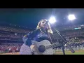 Taylor Swift sings the National Anthem before 2008 World Series Game 3!