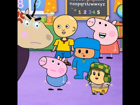 George Trollea A Su Maestra 🤣😤 #peppapig