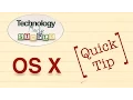 OSX Quick Tip - Making multiple selections using the cmd shift keys