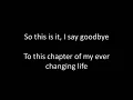 Staind: Something To Remind You Lyrics