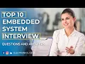 Top 10 Embedded system interview questions and answers Electronics Geek