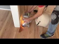 Using a rented floor edger sander from Home Depot