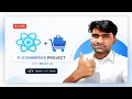 LIVE Build a Complete E-Commerce Website Using React JS Step-by-Step Coding