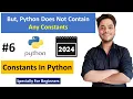 Constant in Python Hindi
