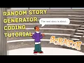 Scratch Coding Tutorial Random Story Generator