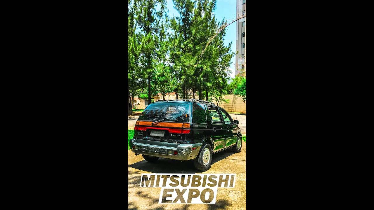 MINIVAN de LUXO que você gosta? Mitsubishi EXPO SP #SHORTS