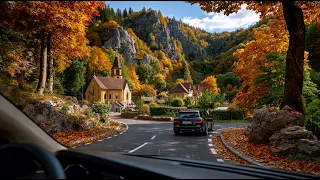 أجمل طريق في ترانسلفانيا دير مخفي وسحر الخريف 