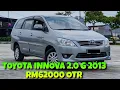 TOYOTA INNOVA 2.0 G 2013