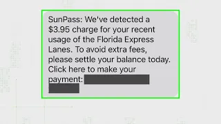 Yes the text claiming you have unpaid Sunpass tolls is a scam