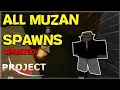 Project Slayers ALL MUZAN SPAWN LOCATIONS UPDATED