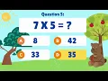 Multiplication Table Quiz Game Learn Play with the 7 Times Table